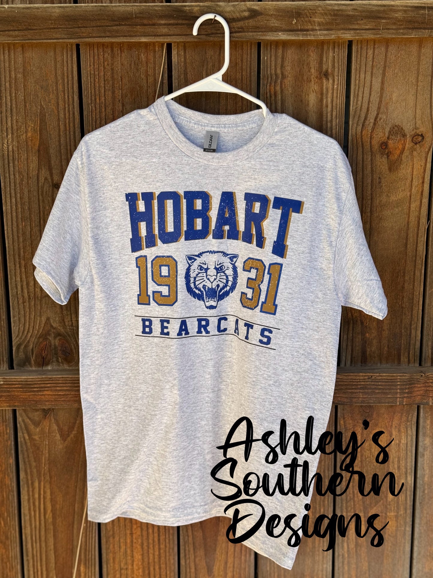 Bearcat Vintage Grunge Tee- Adult