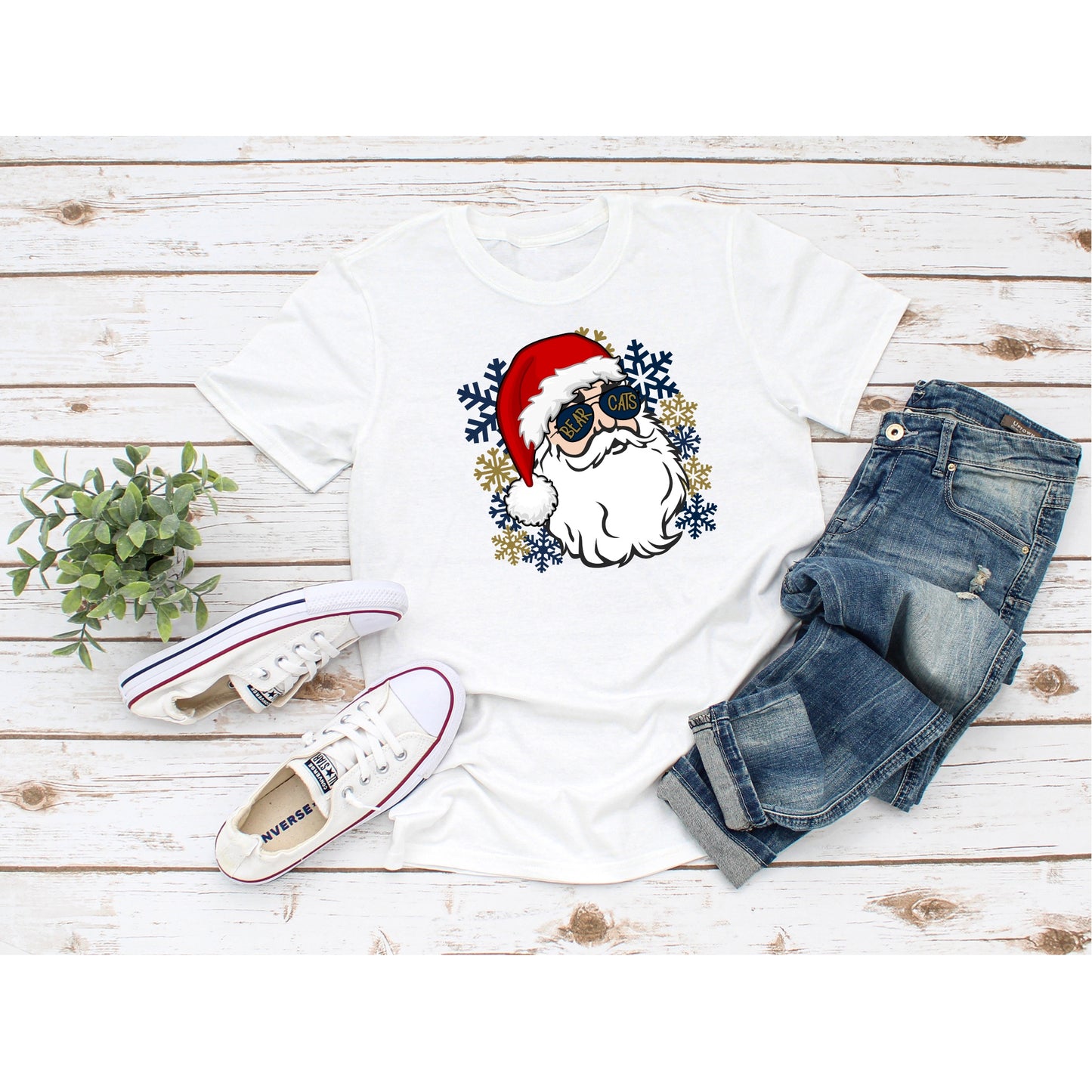 Bearcat Santa Claus Tee