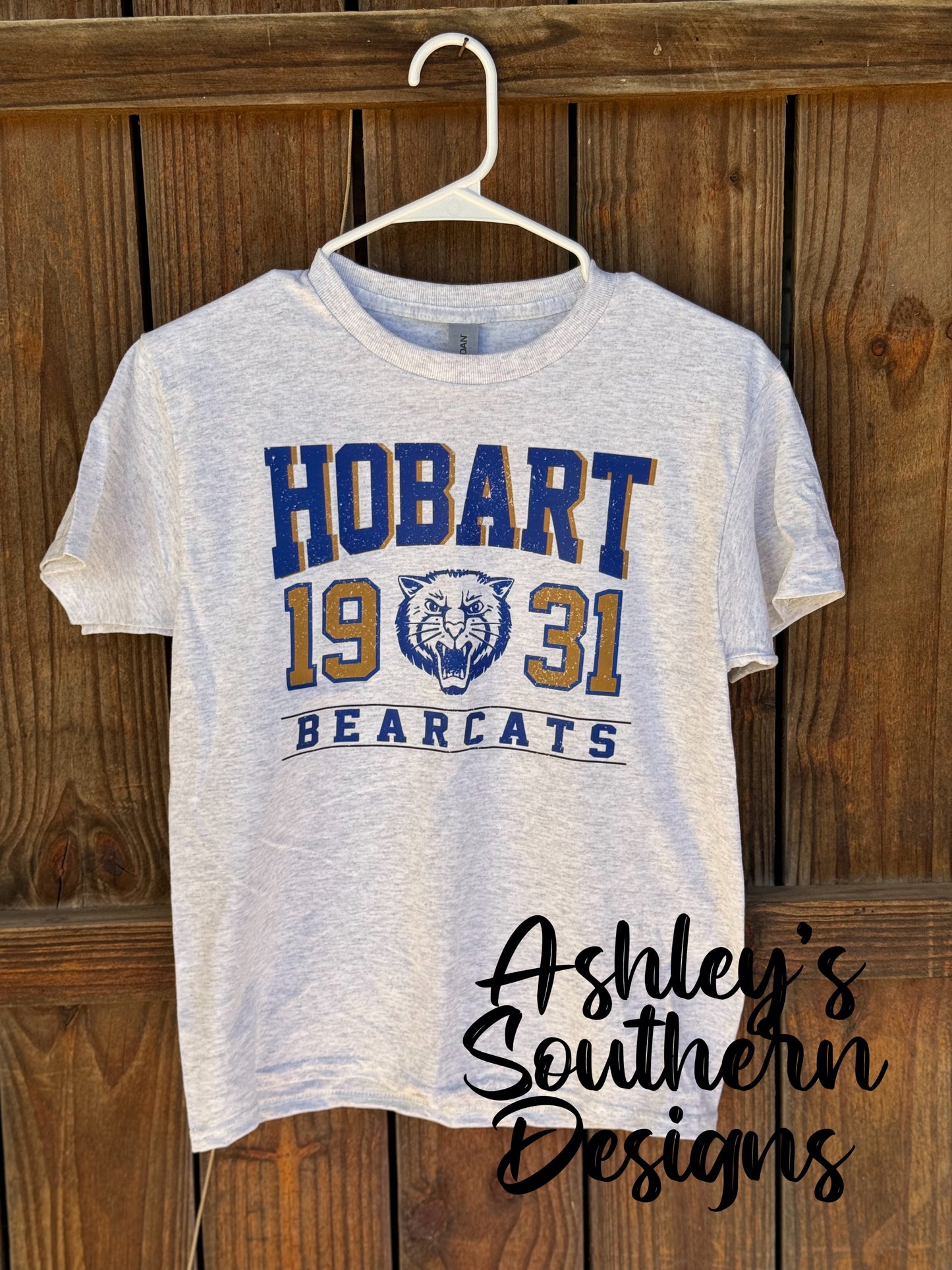 Bearcat Vintage Grunge Tee- Youth