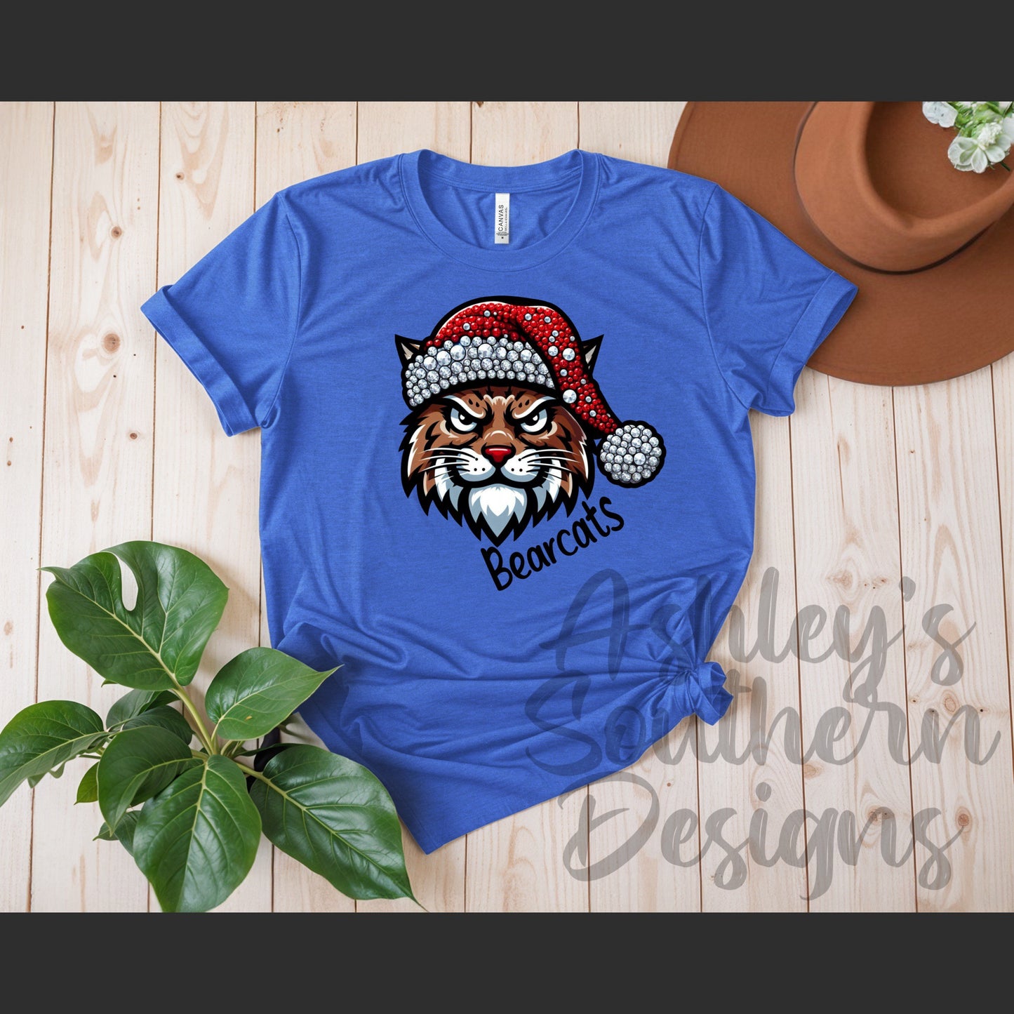 Bearcat Bling Santa Tee