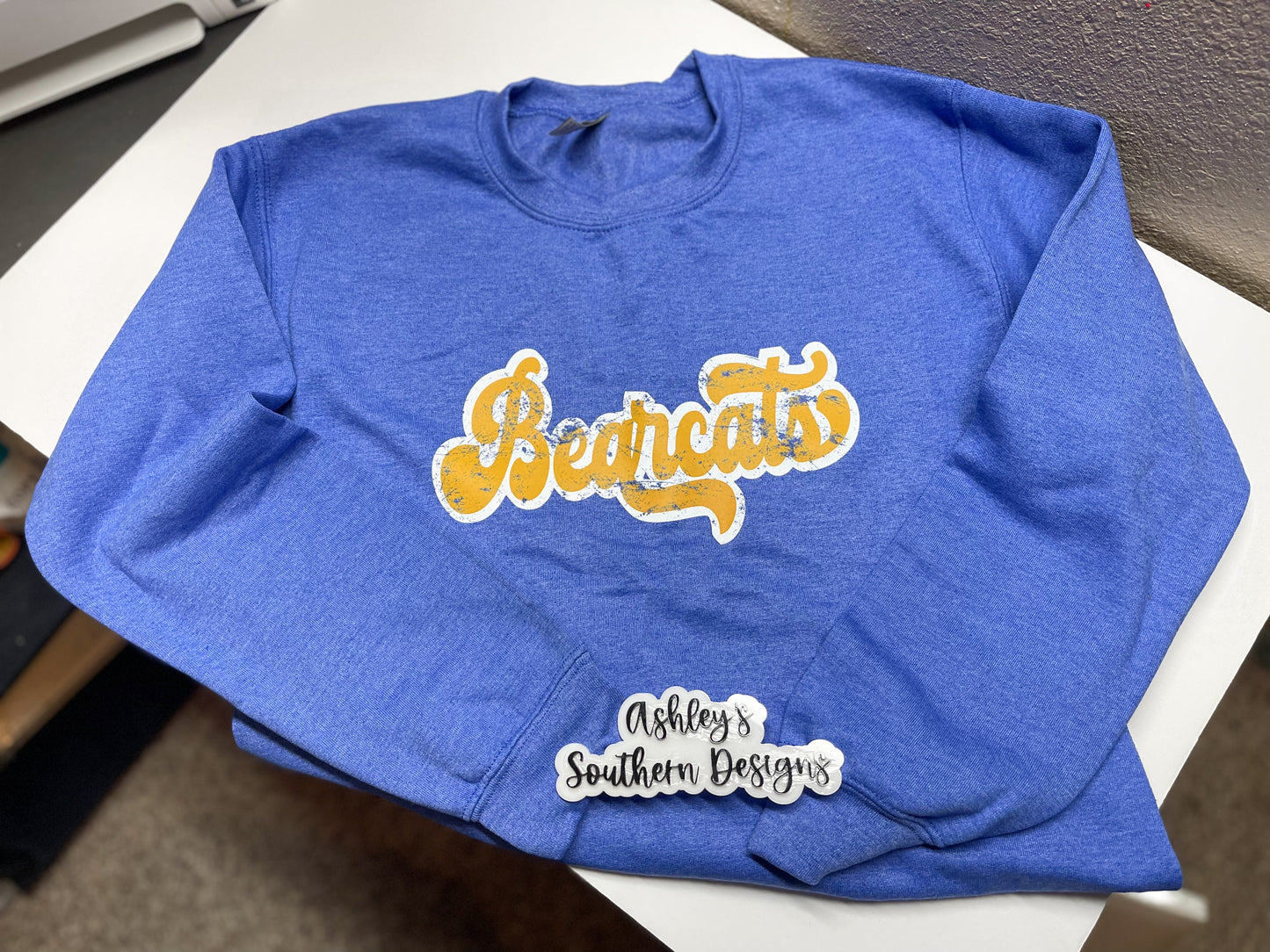 Bearcat Script Sweatshirt