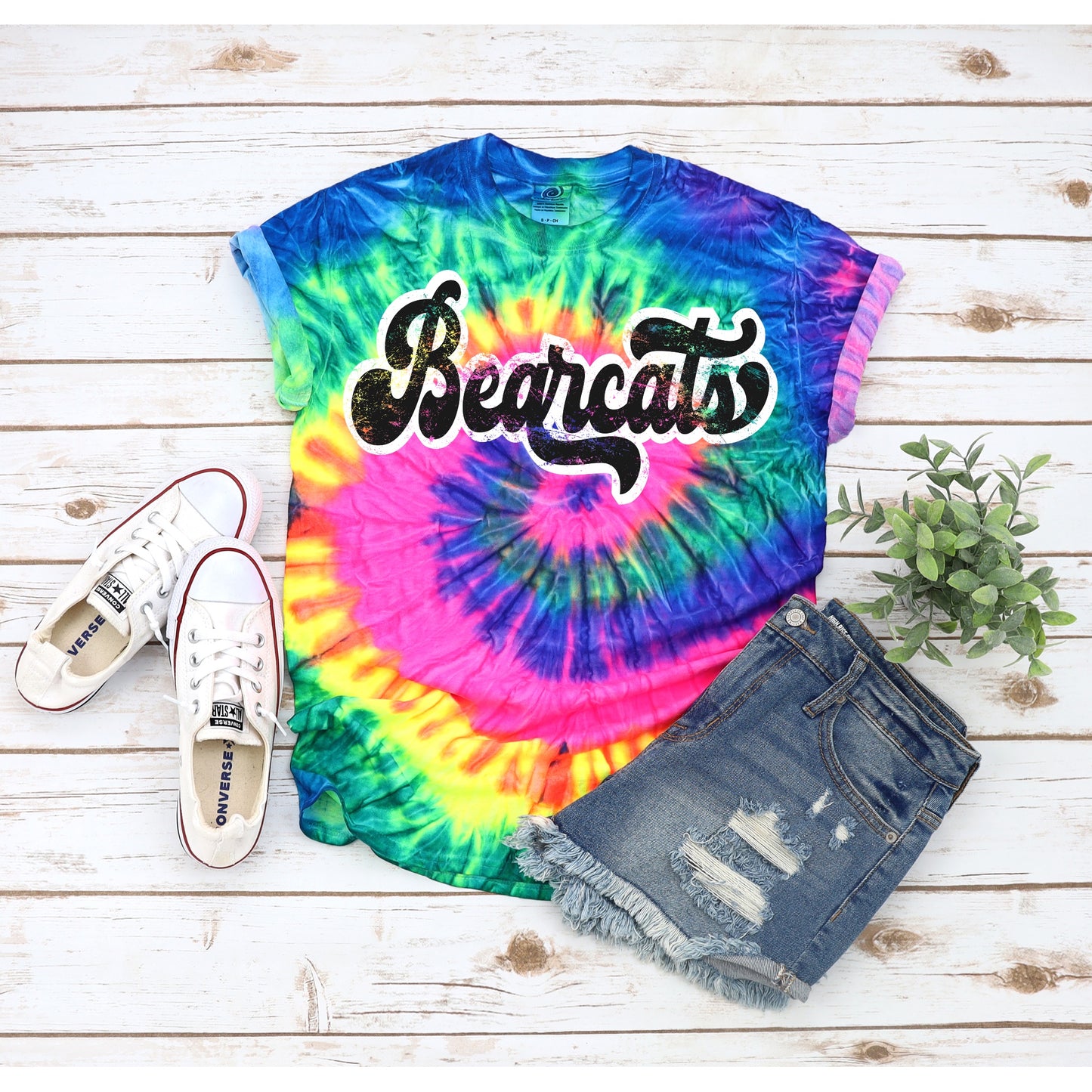 Bearcat Tie Dye Tee