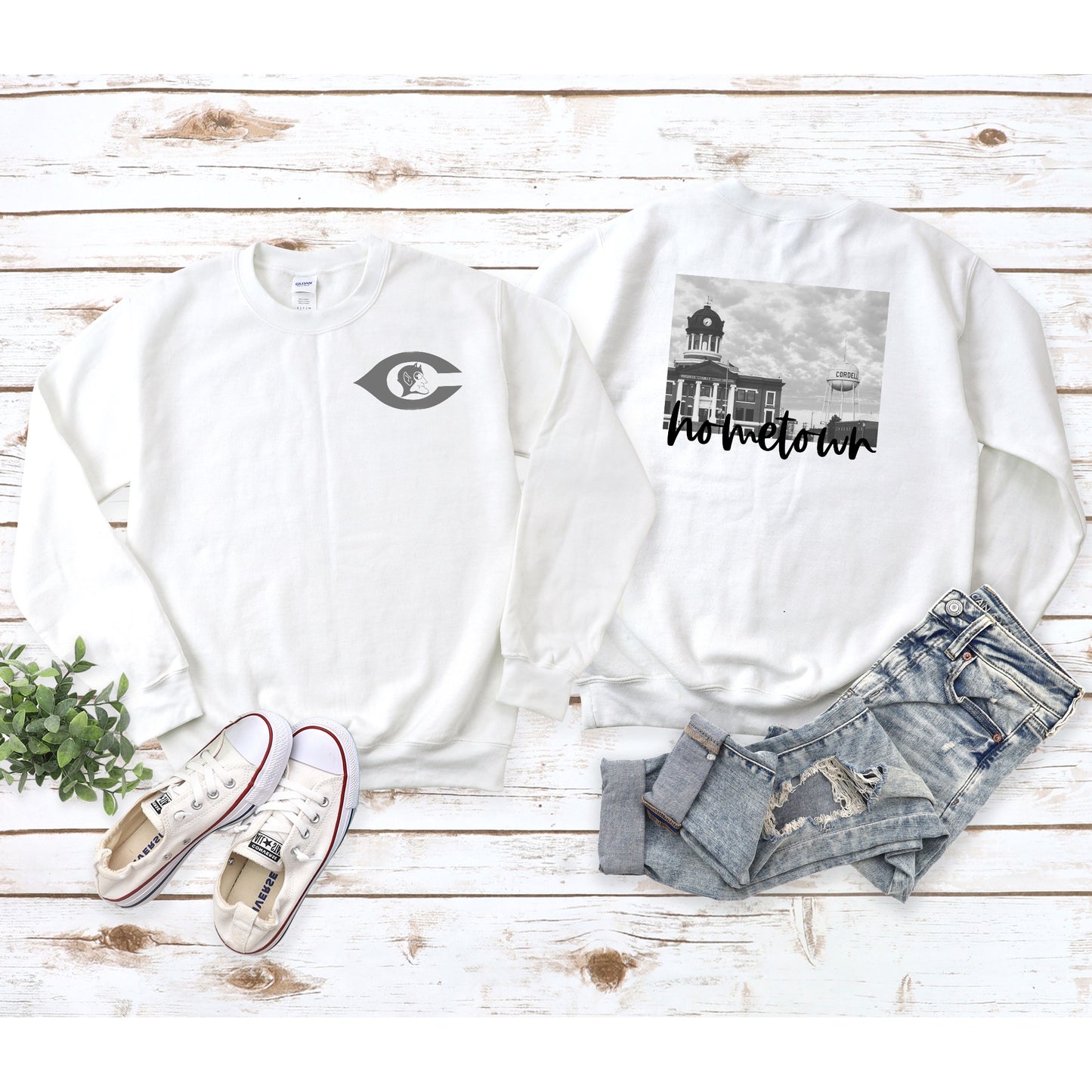 Hometown Cordell Tee- Front and Back