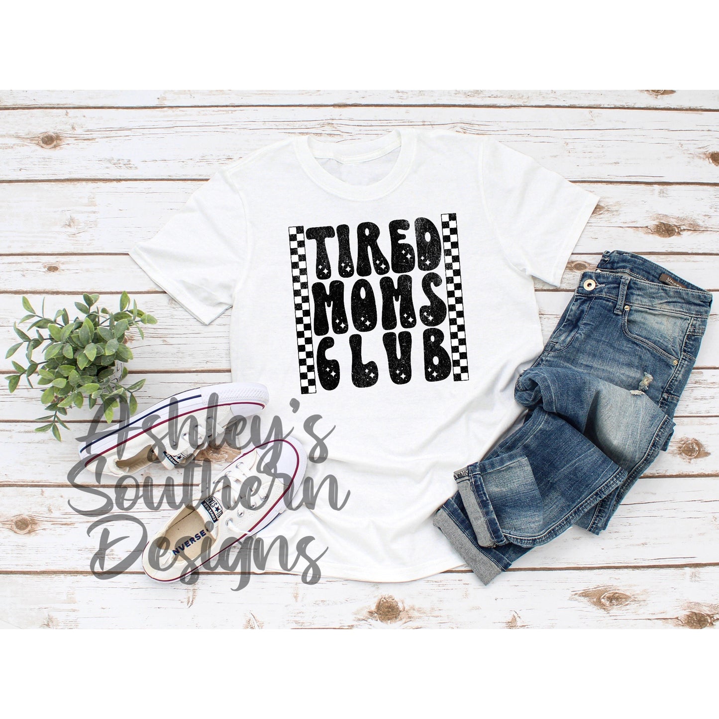 Tired Moms Club Tee