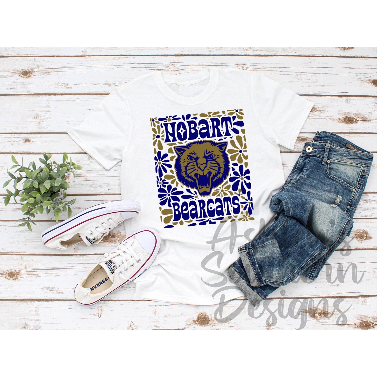 Bearcat Floral Tee