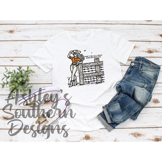 Hoot And No Holler Tee