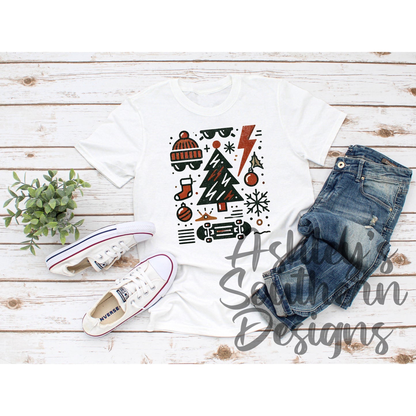 Christmas Collage Tee