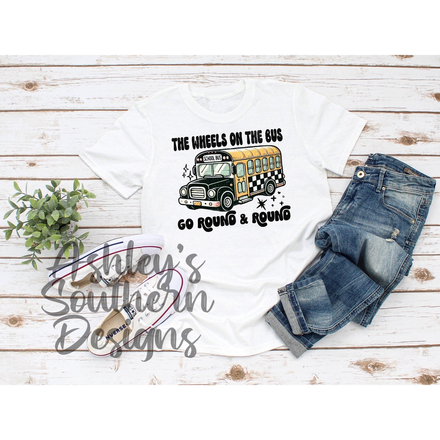 Wheels On The Bus Tee