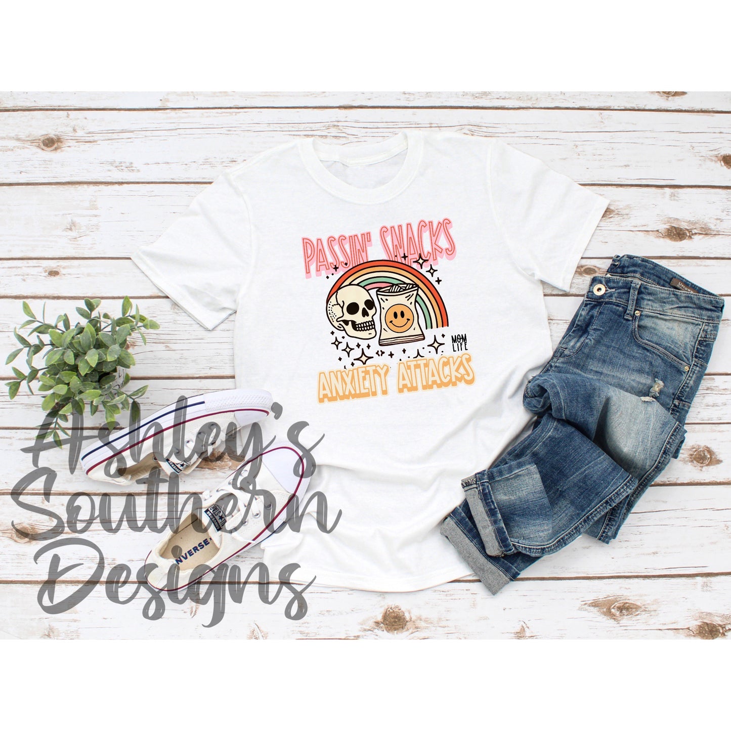 Passin’ Snacks Anxiety Attacks Tee