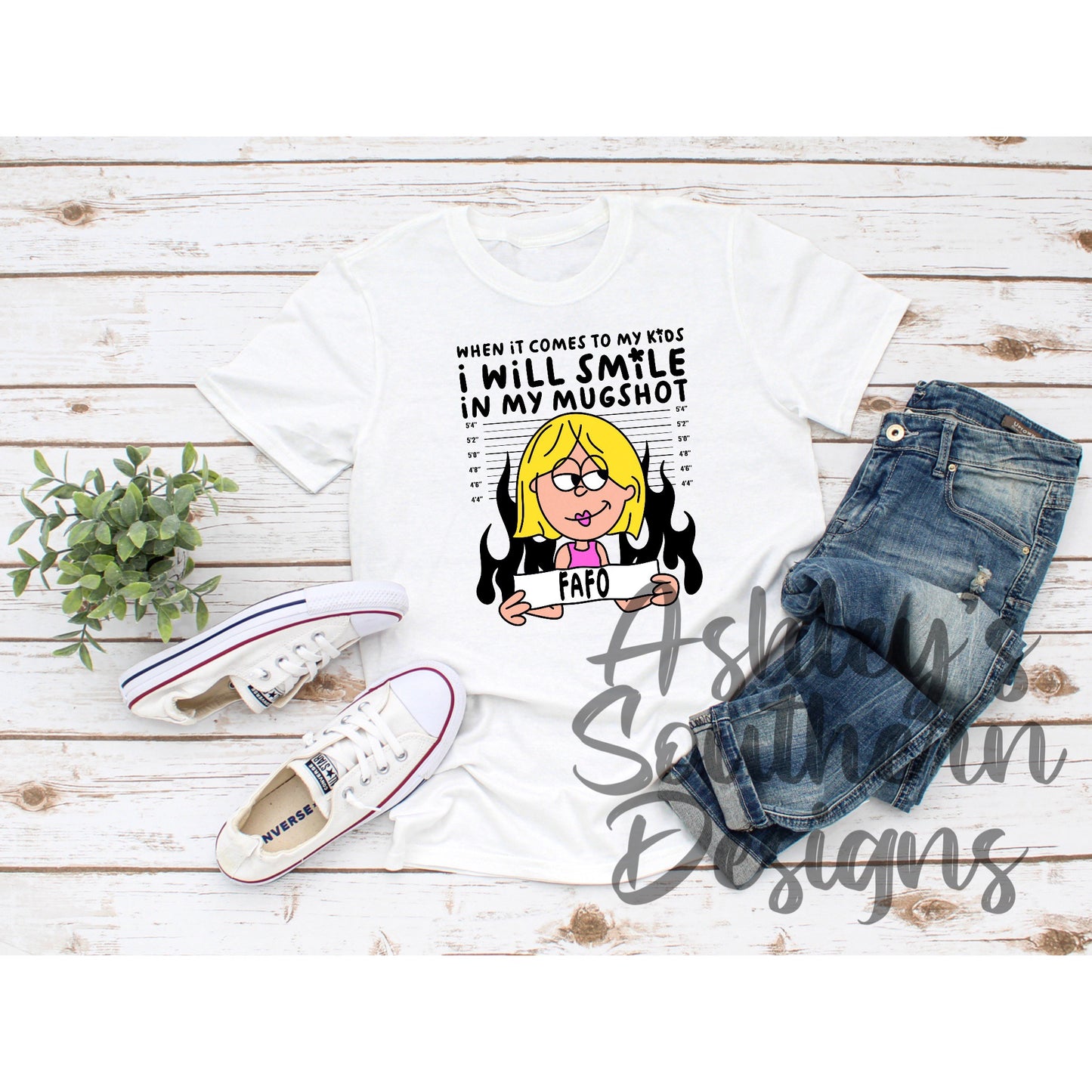 Smile In My Mugshot Tee