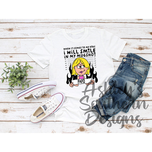 Smile In My Mugshot Tee
