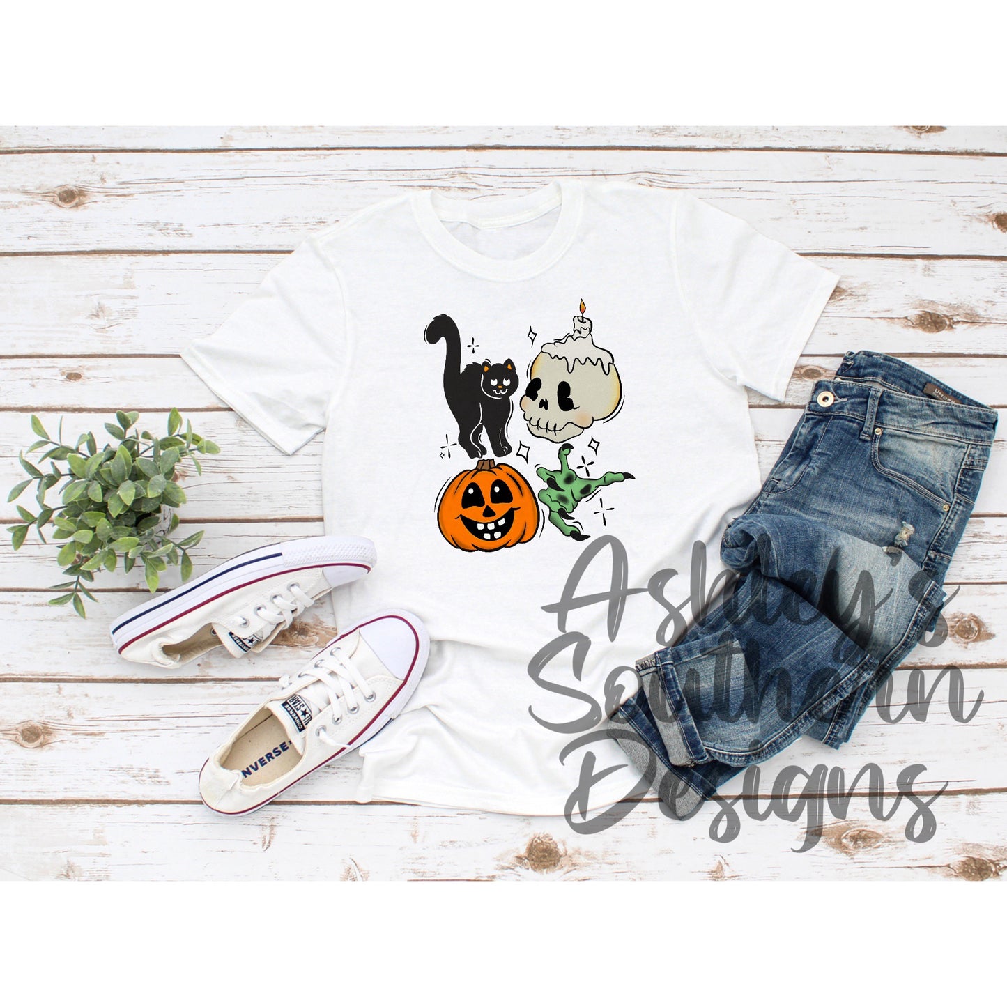 Spooky Collage Tee