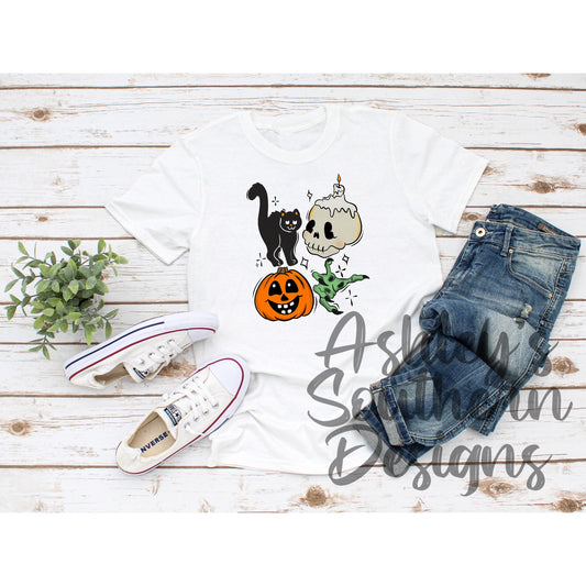 Spooky Collage Tee