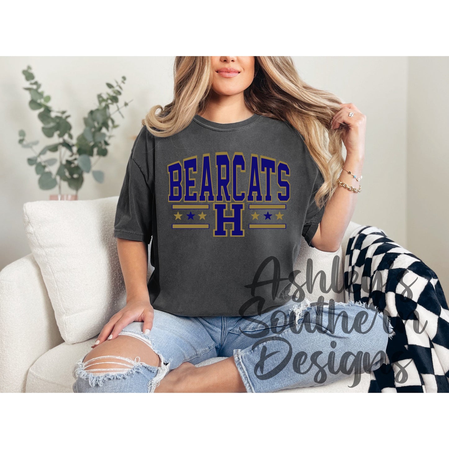 Bearcat Arched Tee- Youth