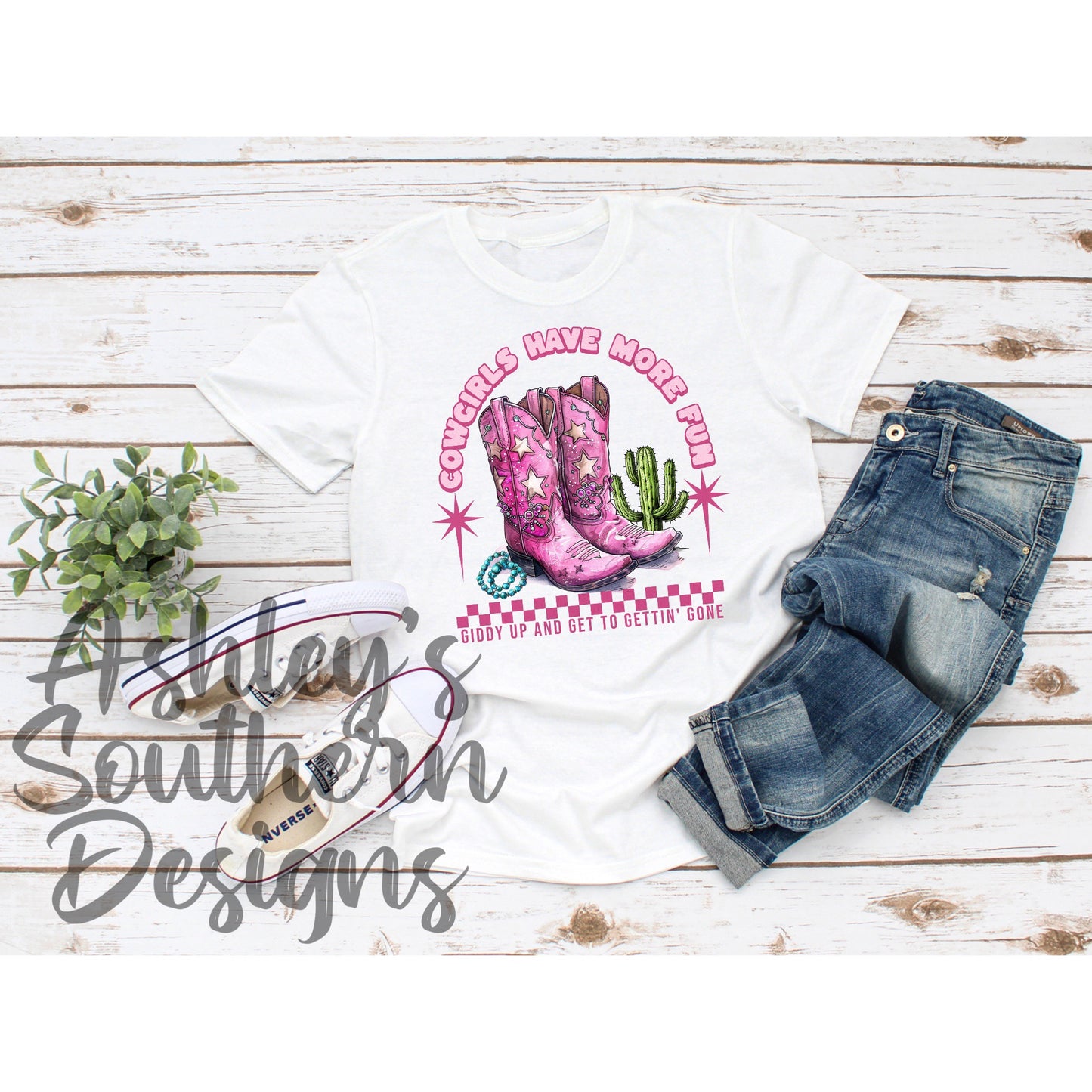 Cowgirls Have More Fun Tee