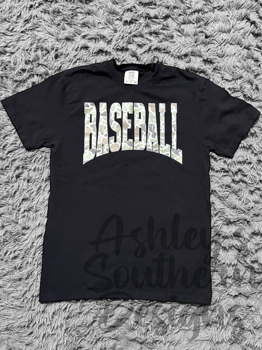 Baseball/Softball Camo Tee