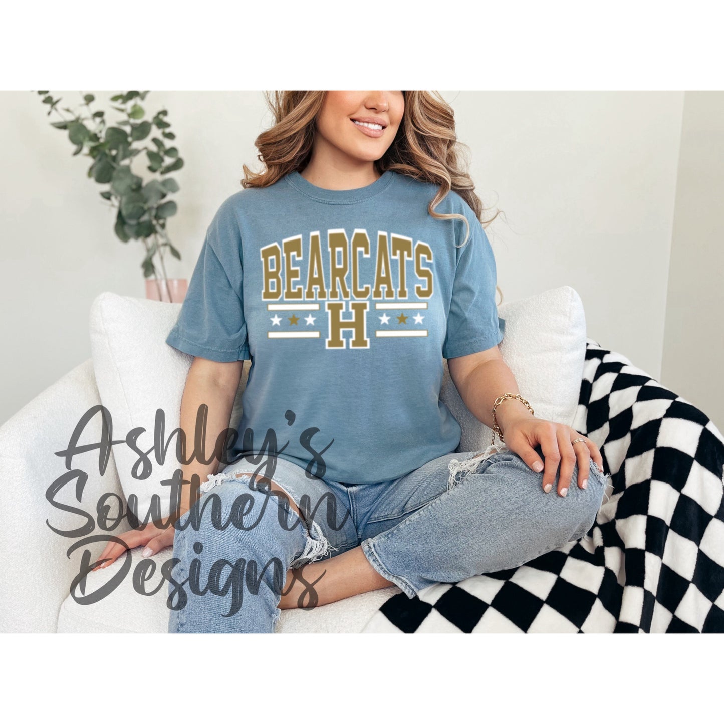 Bearcat Arched Tee- Youth