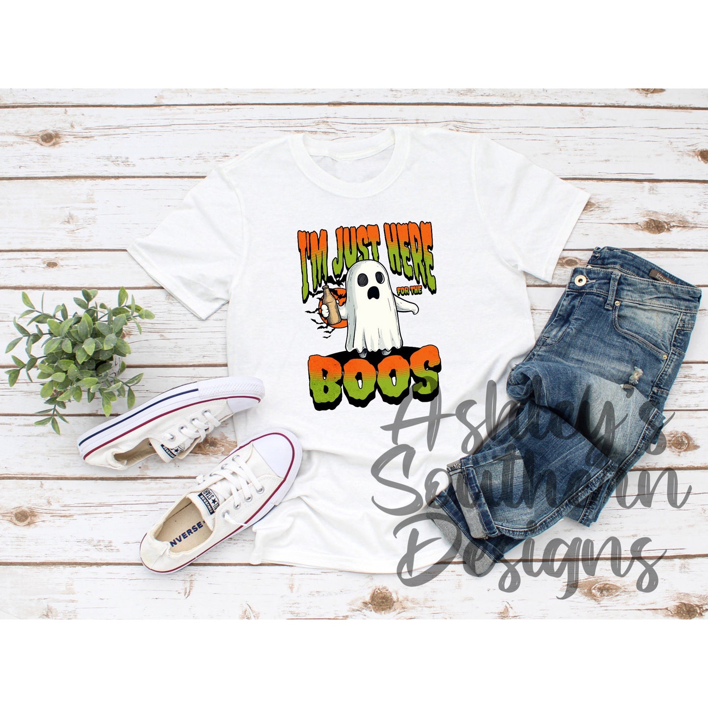 Here For The Boos Tee