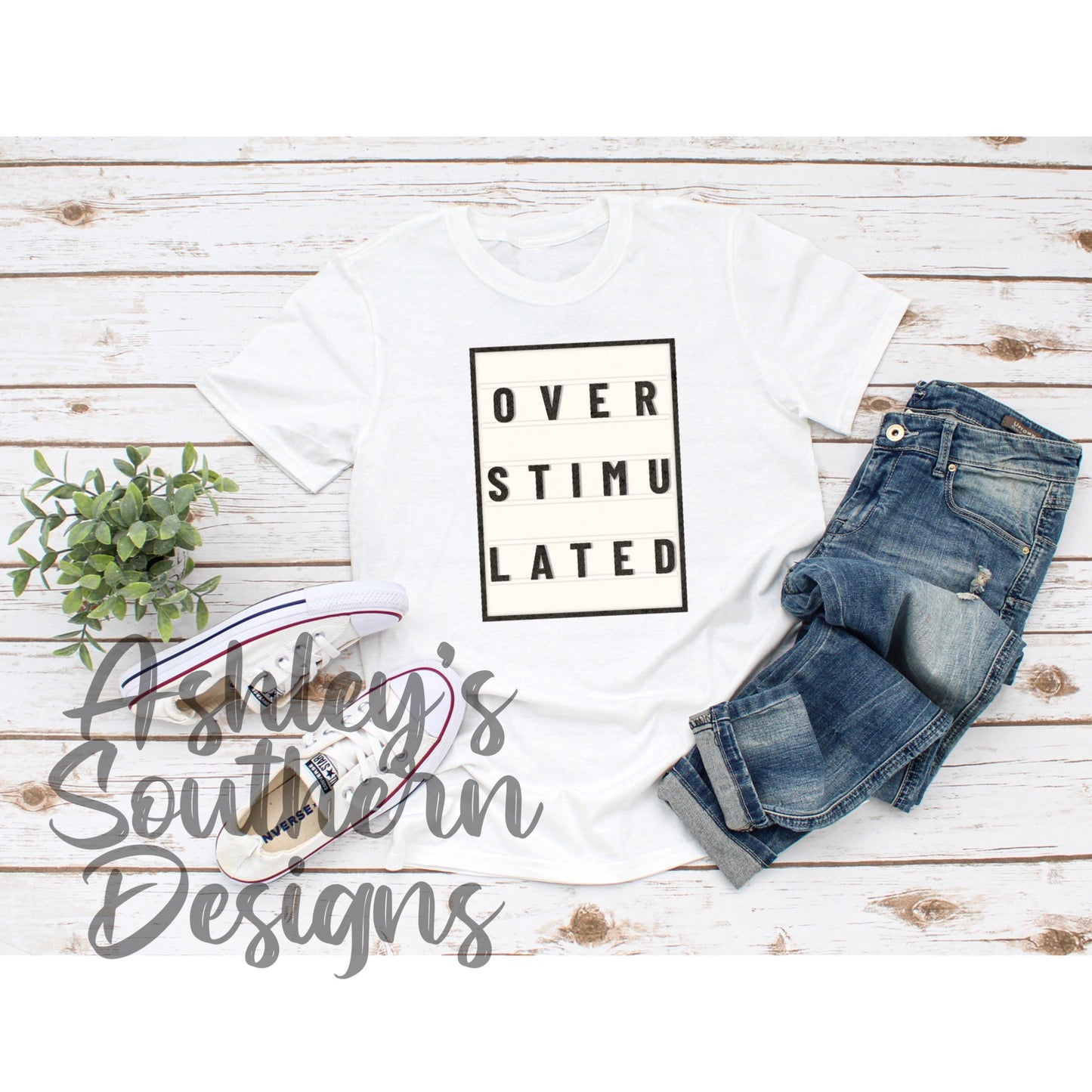 Overstimulated Marquee Tee