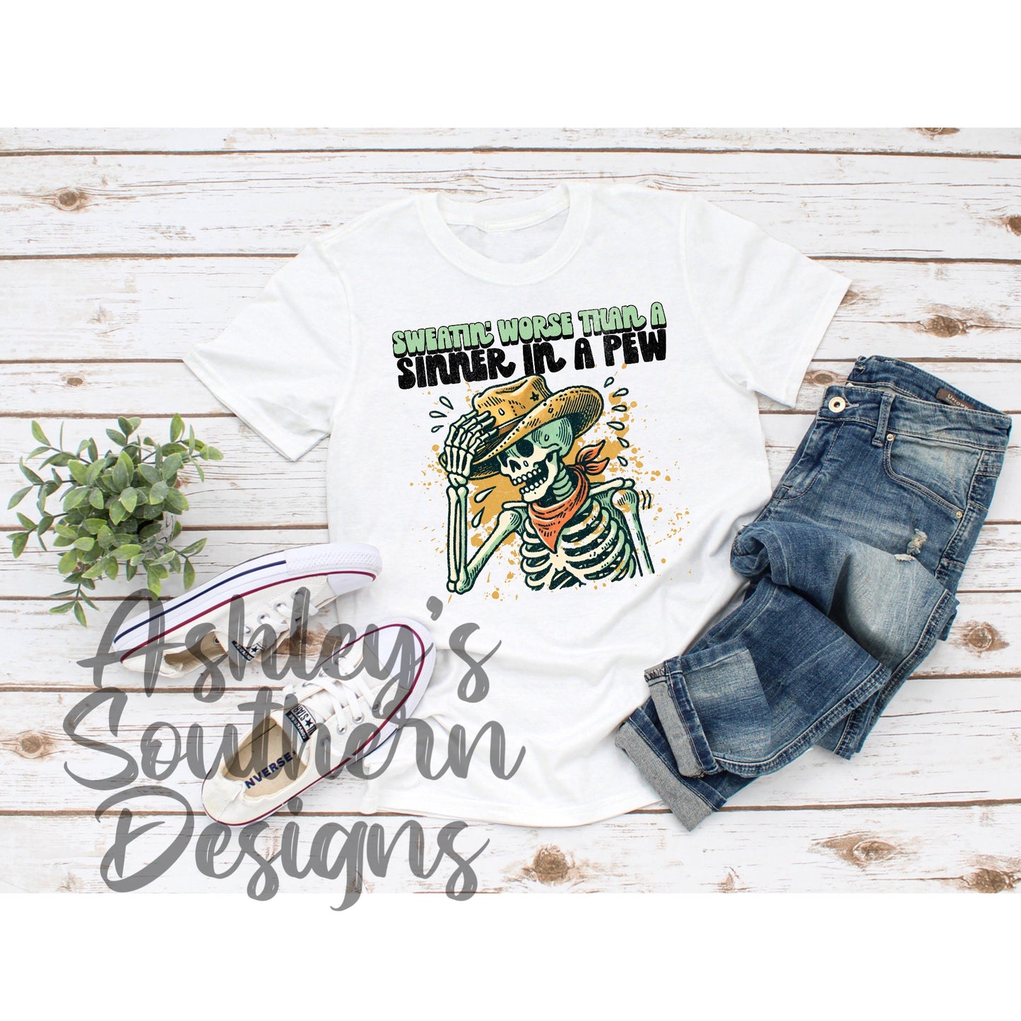 Sinner In A Pew Tee