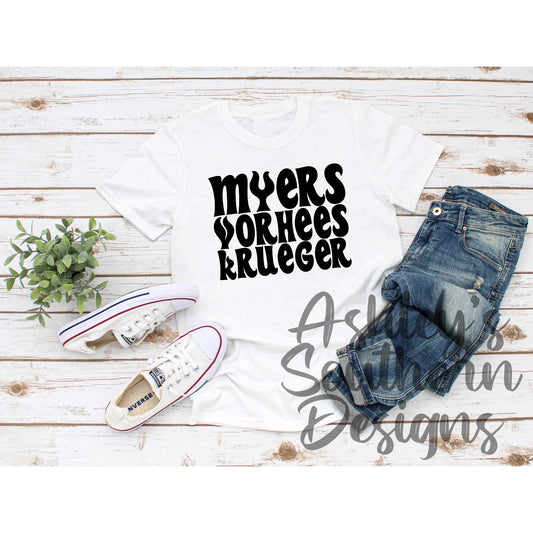 Myers Vorhees Krueger Tee