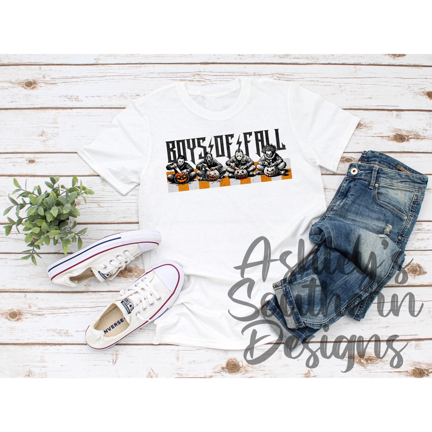 Boys Of Fall Pumpkin Tee