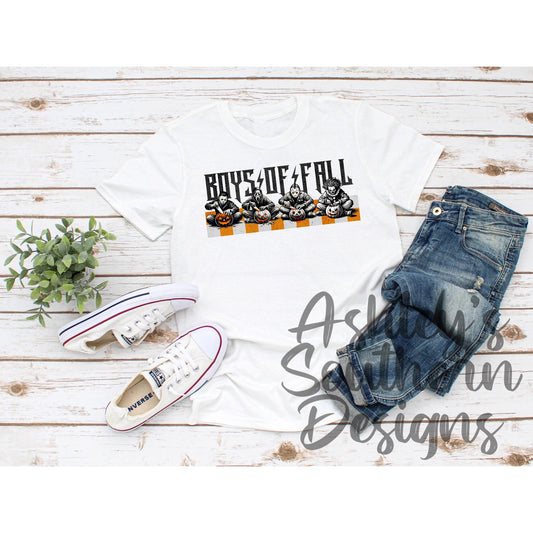 Boys Of Fall Pumpkin Tee