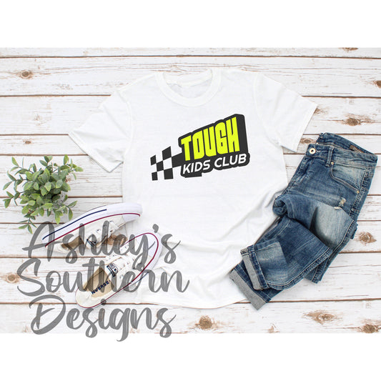 Yellow Tough Kids Club Tee