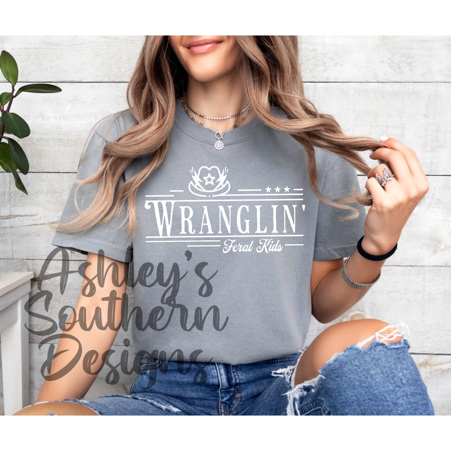 Wranglin Feral Kids Tee