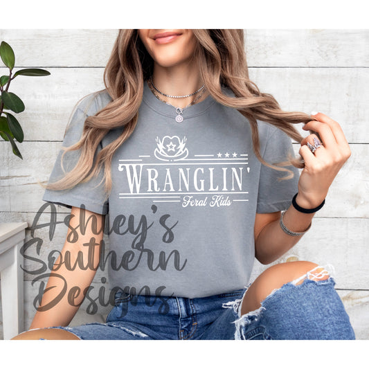Wranglin Feral Kids Tee