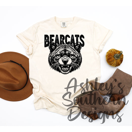 Black and White Mascot Tees/Sweatshirts