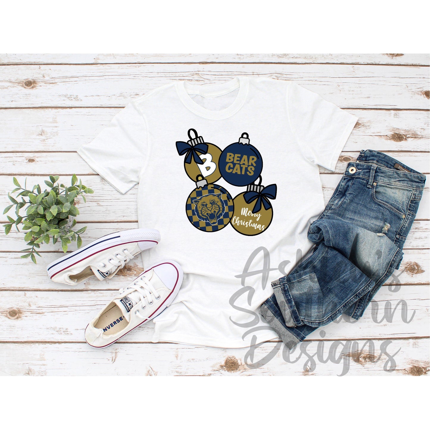 Bearcat Christmas Ornament Tee