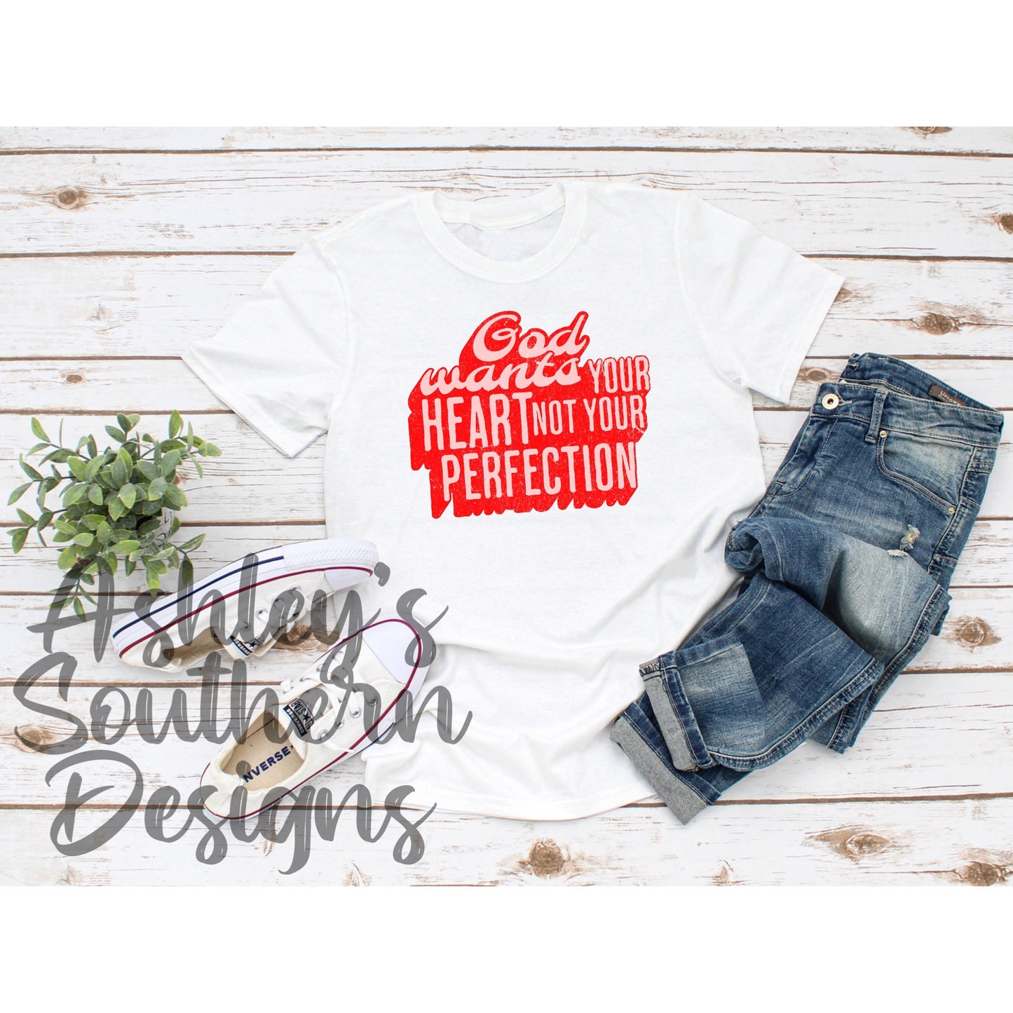 God Wants Your Heart Tee