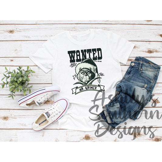 Wanted Grinch Tee