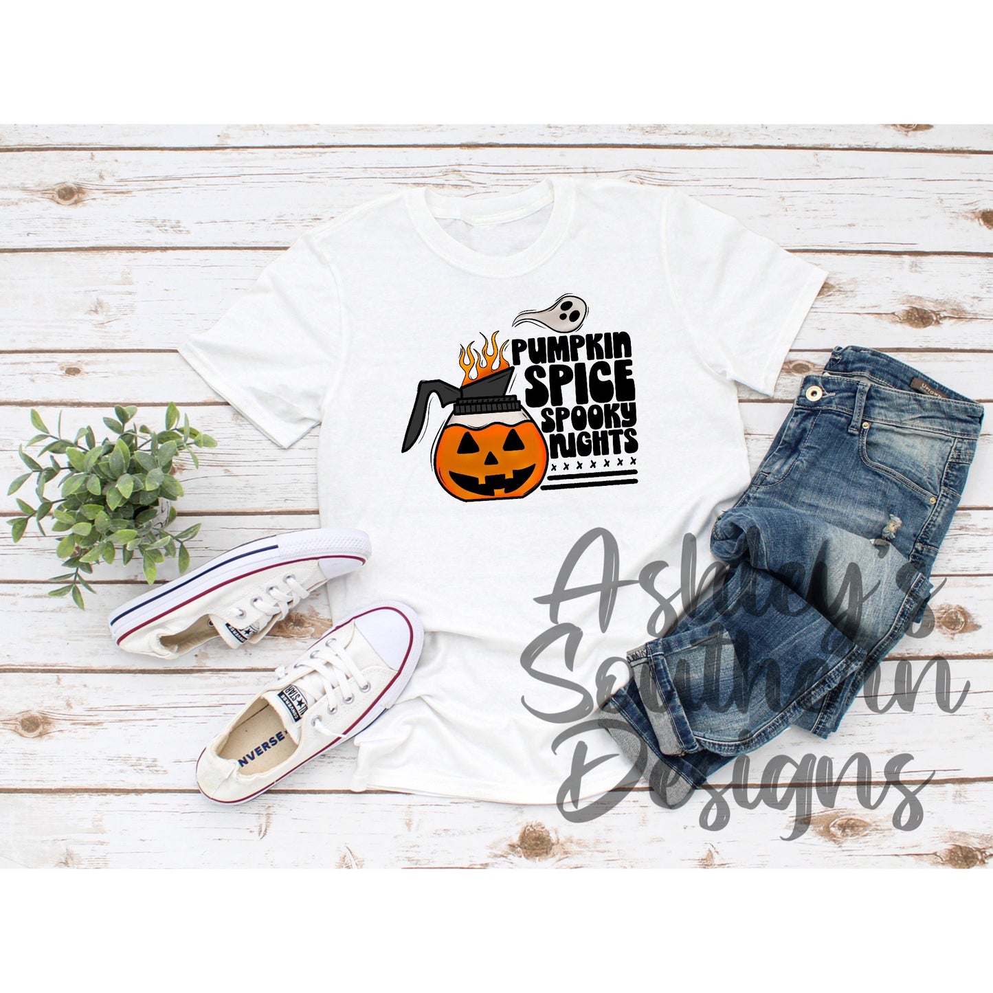Pumpkin Spice Spooky Nights Tee