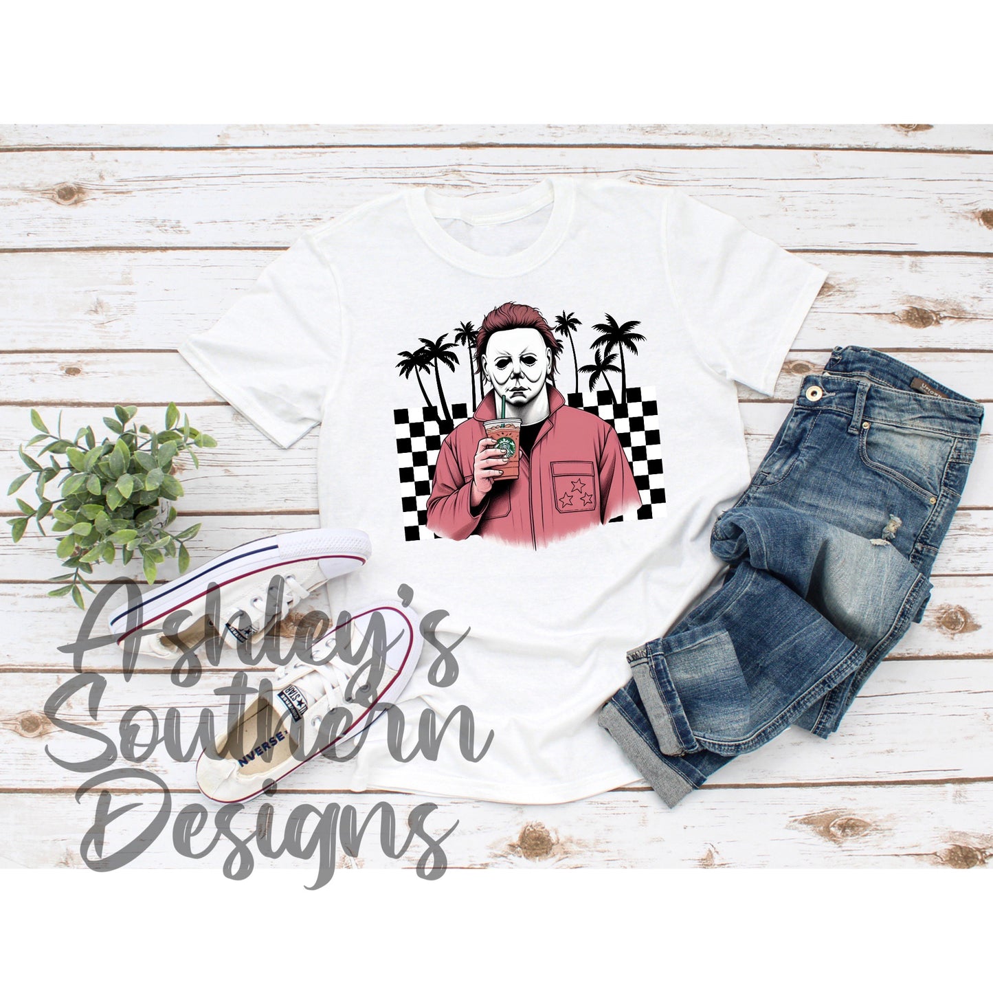 Palm Tree Myers Tee