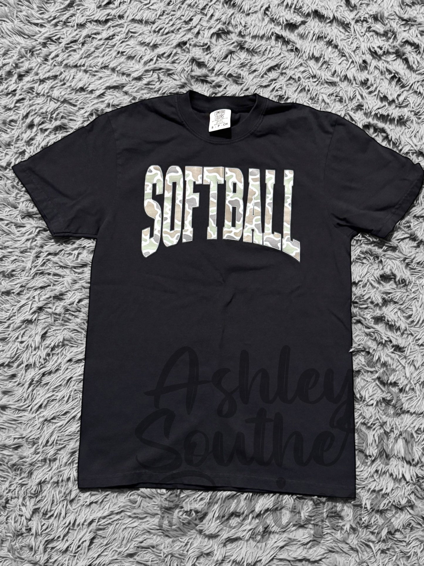 Baseball/Softball Camo Tee