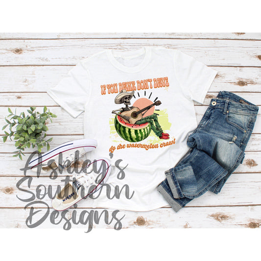 Watermelon Crawl Tee