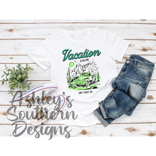 Vacation Is Calling Tee