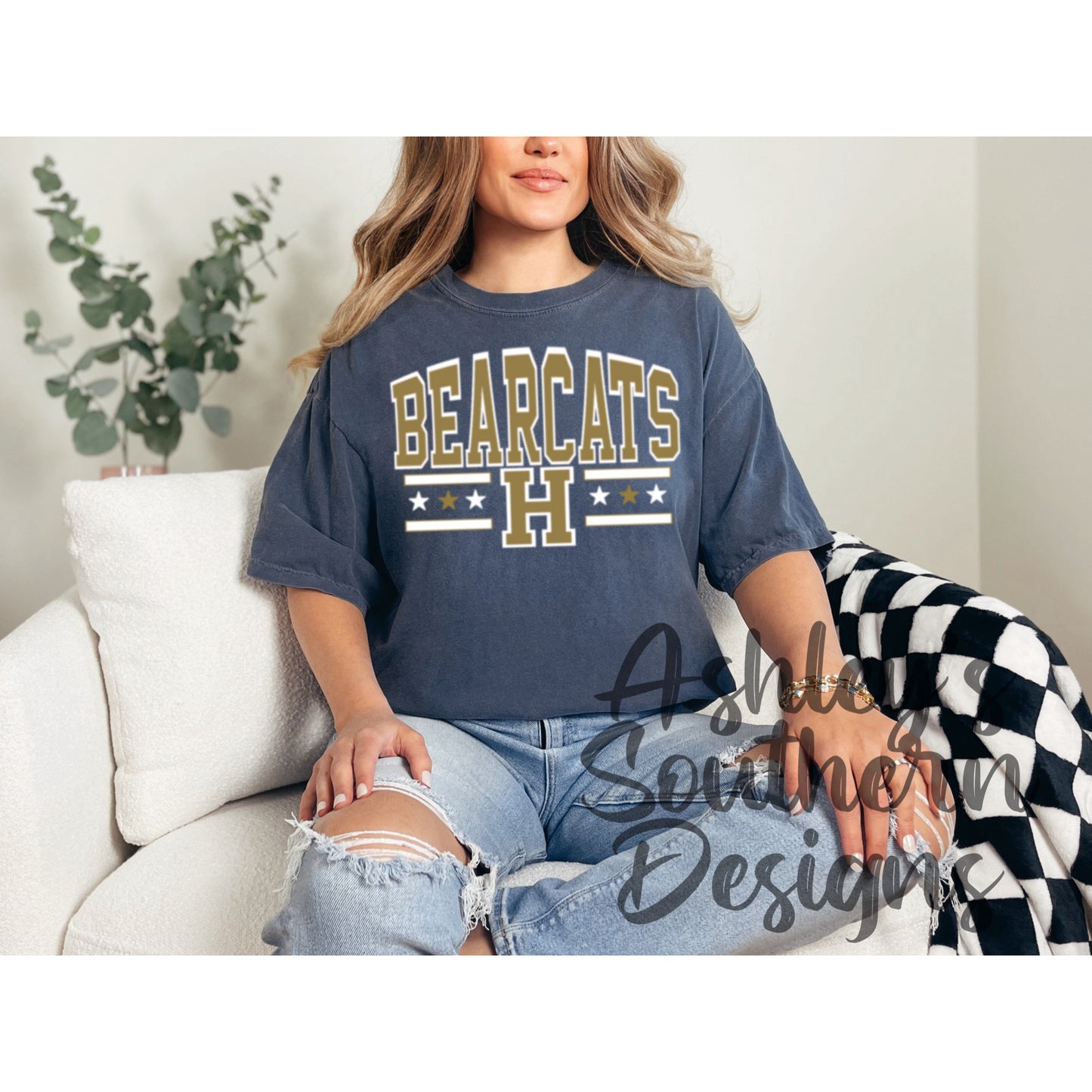 Bearcat Arched Tee- Youth