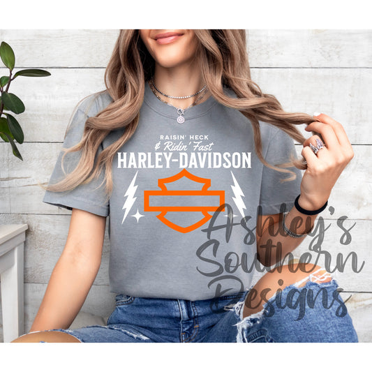 Raisin Heck Ridin Fast HD Tee (Light)