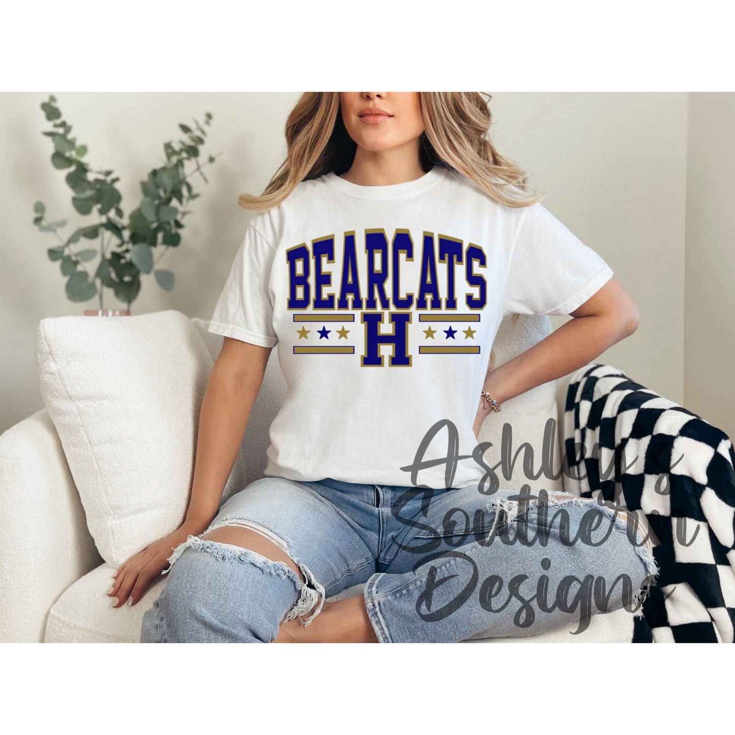 Bearcat Arched Tee- Youth