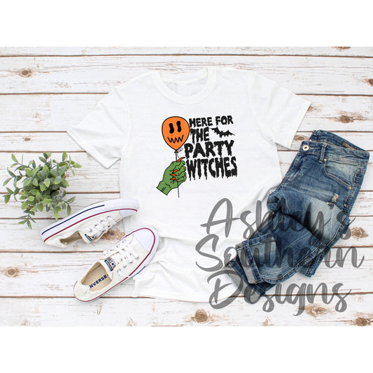 Here For The Party Witches Tee