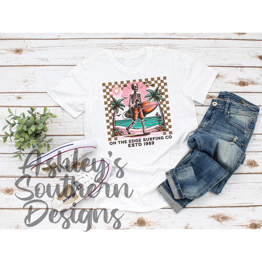 On The Edge Surfing Co Tee