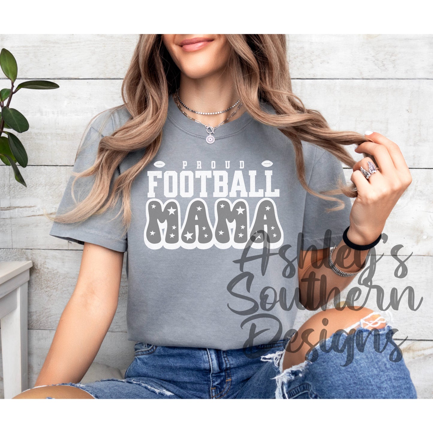 Proud Football Mama Tee (Light)
