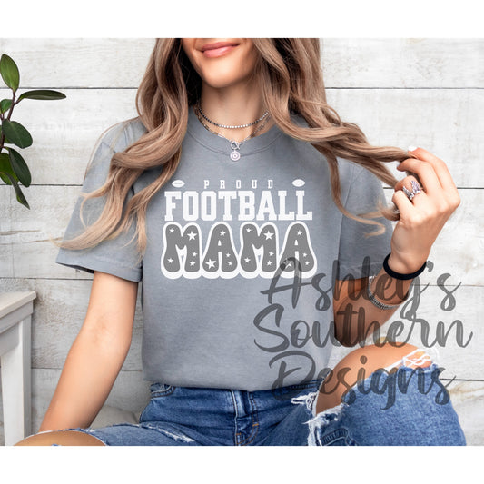 Proud Football Mama Tee (Light)