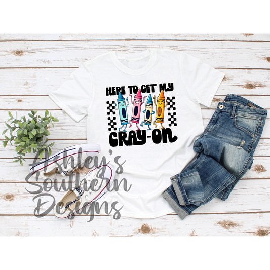 Cray-on Tee