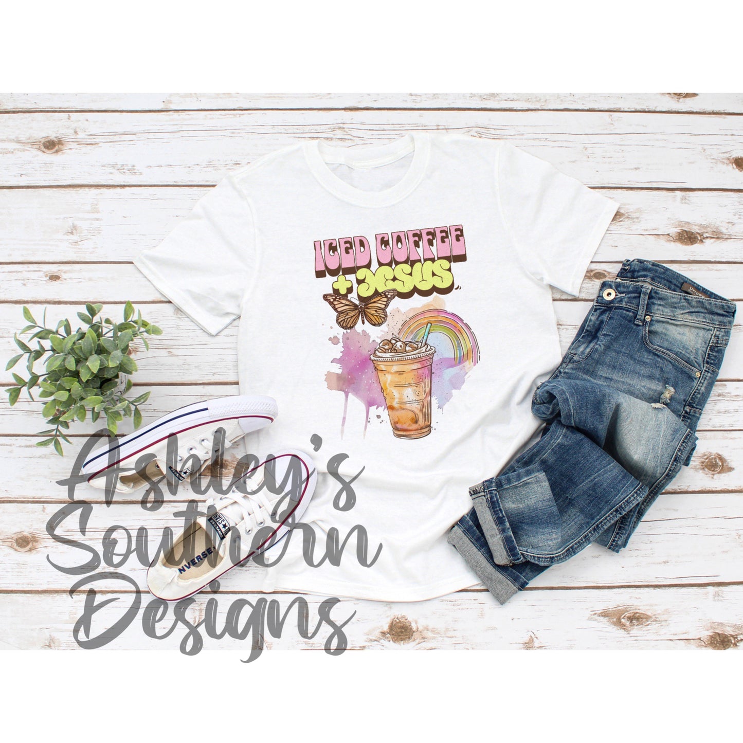 Iced Coffee and Jesus Tee