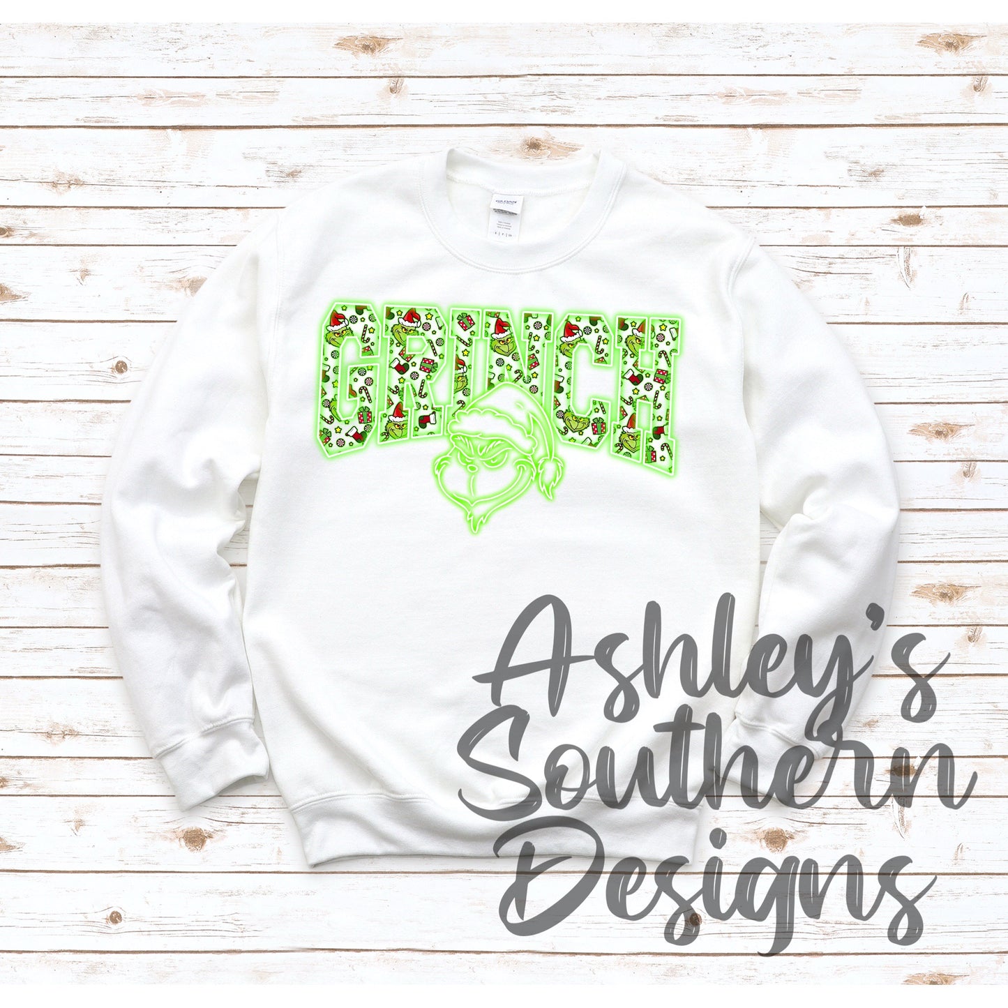 Neon Grinch Sweatshirt
