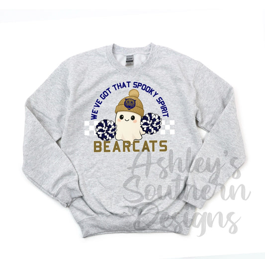 Bearcat Spooky Spirit Sweatshirt